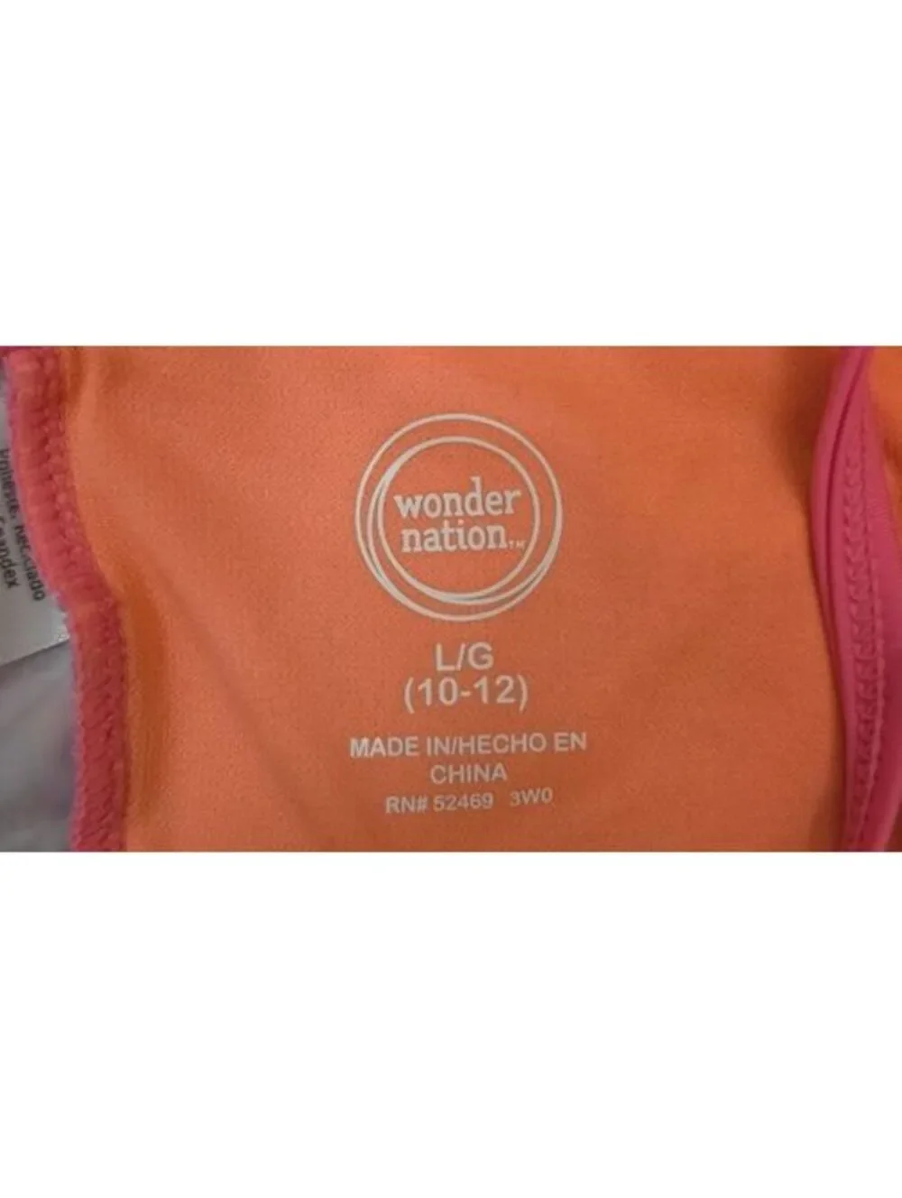 GUC Wondernation 2pc Tankini Swimsuit, Large 10/12, #111